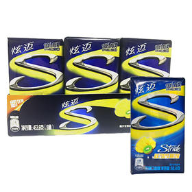 炫迈无糖口香糖跃动鲜果味28片装50.4g*9包（新老包装随机发货）