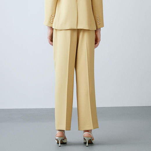 EITIE爱特爱春季新款高腰宽松阔腿裤子休闲裤7705405 商品图4