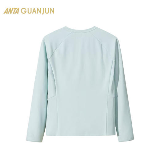 安踏冠军全天候系列女士加绒长袖T恤保暖内搭圆领针织衫162440401 商品图1