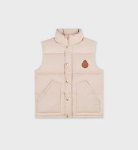 Sporty & Rich - Crown Puffer Vest - Champagne - 女装 - 背心 - 香槟色