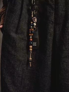 共和GongheRepub/GH24017/民族手工编织彩色珠串挂件