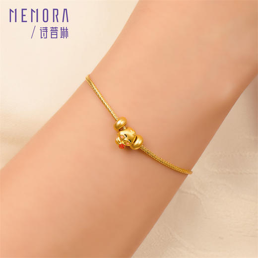 【积分抵值】五福蛇转运珠 灵蛇献瑞系列黄金足金生肖蛇宝宝礼物MEMORA诗普琳HPE26501（线上专供） 商品图2