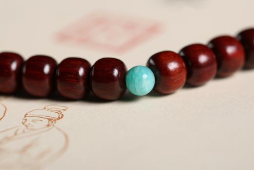 XYZT0369°祈子祈福麒麟小叶紫檀手串 商品图4