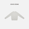 COCO ZONE 冬季新款立体条纹百搭圆领针织衫CC2D2974 商品缩略图0