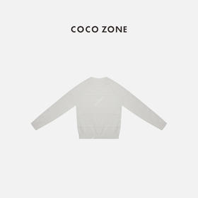 COCO ZONE 冬季新款立体条纹百搭圆领针织衫CC2D2974
