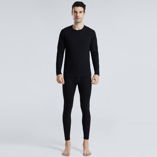 【秒杀】考拉A梦秋冬情侣款羊毛蚕丝保暖套装多色可选 商品图4