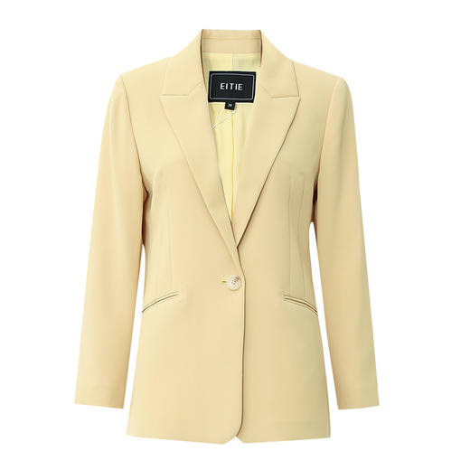 EITIE爱特爱春季新款简约通勤西装外套女7703407 商品图5
