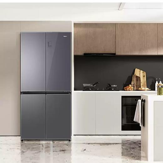 海尔冰箱468L十字对开门四开门干湿分储母婴三档变温黑金净化风冷无霜星蕴银 一级双变频彩晶面板 商品图2