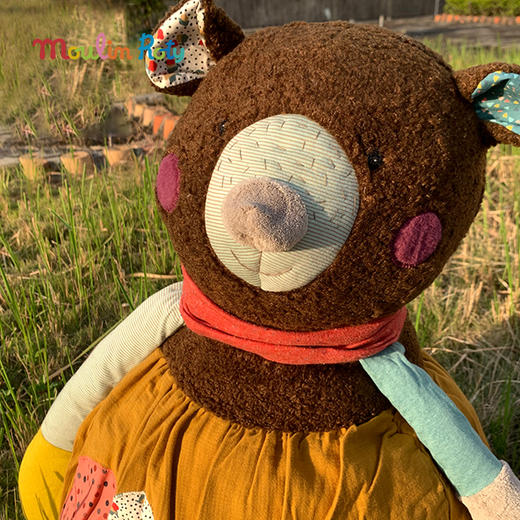 Moulin Roty 熊仔玩偶 法式玩偶 适合年龄0岁+ 俏丽系列 665026 商品图1