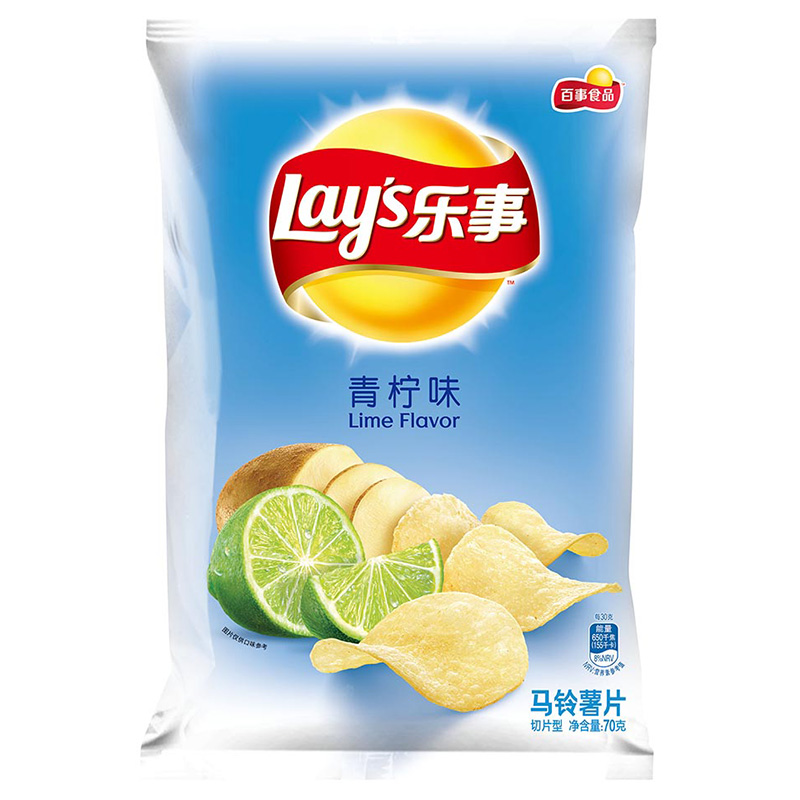 乐事薯片青柠味70g