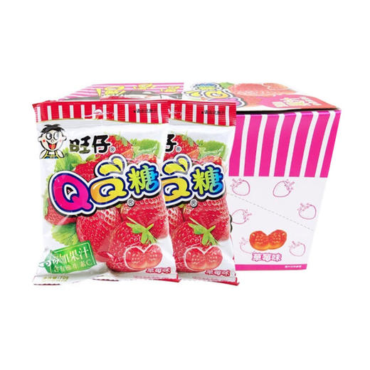 旺仔QQ糖草莓味70g*10袋 商品图0