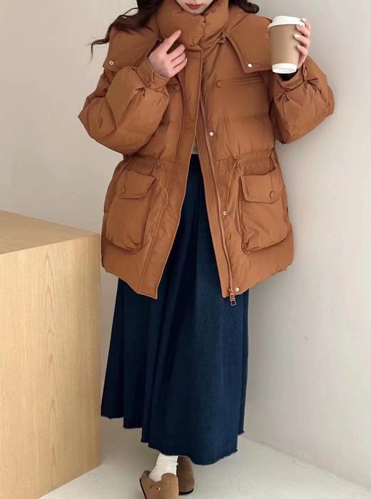 【YW】无忧购韩版收腰显瘦包扣休闲百搭羽绒服外套24028# 商品图9