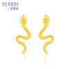 黄金生肖蛇耳饰 灵蛇献瑞系列足金灵蛇盘绕耳钉耳环女士礼物MEMORA诗普琳LEE03801（线上专供） 商品缩略图5