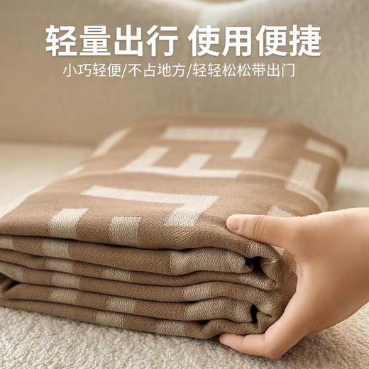 NOXELES First class飞机头等舱针织航空毯 母婴级A类面料 带航空品质标签 商品图6