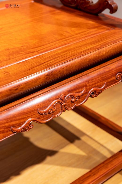 红桥红  家具严选  缅甸花梨（大果紫檀）【如意缠枝纹 扶手椅】 商品图5