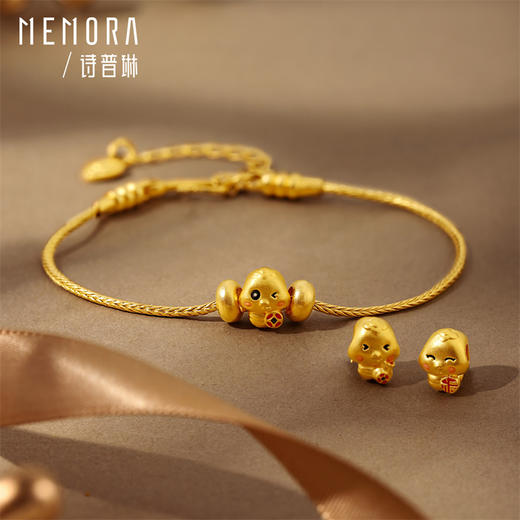 【积分抵值】五福蛇转运珠 灵蛇献瑞系列黄金足金生肖蛇宝宝礼物MEMORA诗普琳HPE26501（线上专供） 商品图3