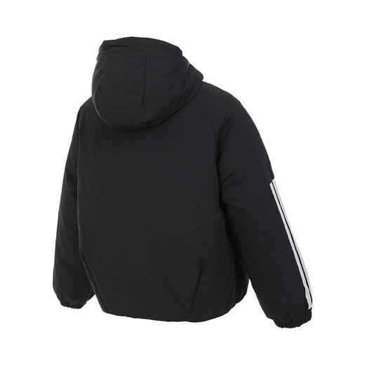 Adidas阿迪达斯女冬季常规款鸭绒600蓬黑色连帽羽绒服 JG3866 商品图1