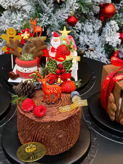 法国黑巧甘纳许草莓蛋糕 商品图0