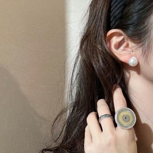 软山 𝐬𝐨𝐟𝐭 𝐦𝐨𝐮𝐧𝐭𝐚𝐢𝐬 天然巴洛克珍珠耳钉  商品图5