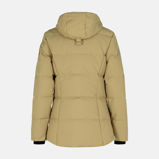 MOOSE KNUCKLES 女士金属驼鹿指节徽标绗缝连帽羽绒服 卡其色 M34LJ179S 1537 商品图2
