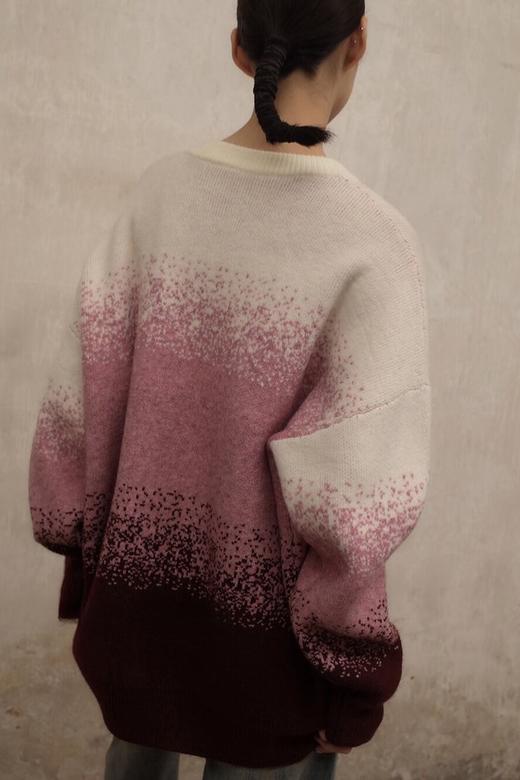 ANSUABEL 时尚个性渐变针织上衣 19510 商品图7