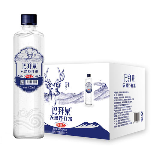 巴拜泉天然苏打水 420ml*24 商品图2