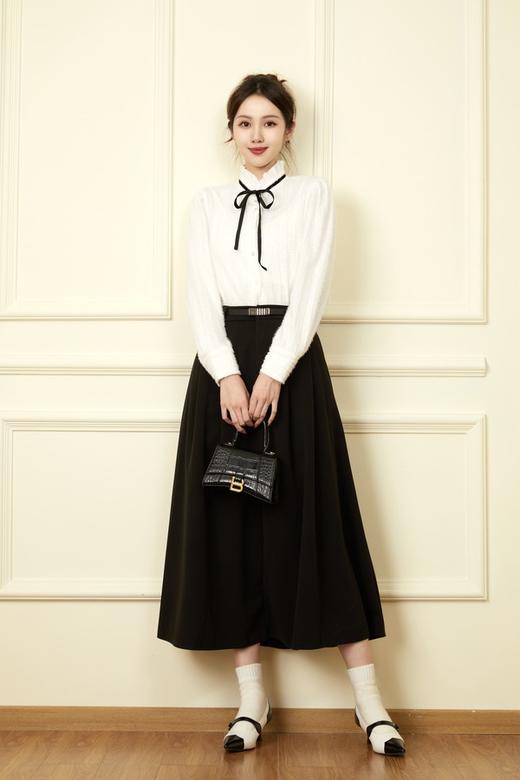 Le Malene 百搭优雅百褶半裙 19539 商品图2