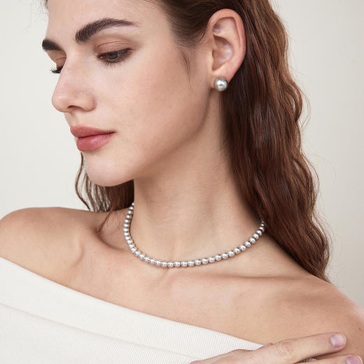 ARSIS｜流光系列 白色灰色珠链套装 商品图2