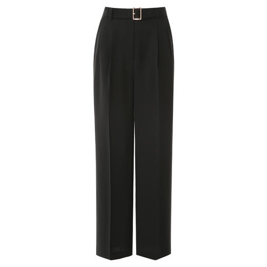 EITIE爱特爱春季新款利落通勤显瘦直筒高腰百搭西装裤7705411 商品图5