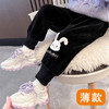 【加绒保暖，甜美出镜~】女童灯芯绒裤子 秋冬季新款 中小儿童加绒加厚 一体绒运动束脚裤-QQ 商品缩略图5