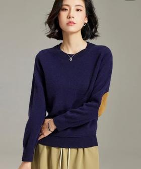 2024新款M家羊绒材质软糯舒适细腻轻柔温暖圆领手臂字母刺绣羊绒衫！