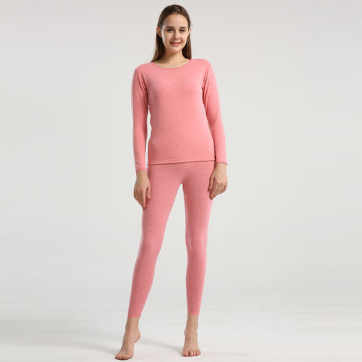 【秒杀】考拉A梦秋冬情侣款羊毛蚕丝保暖套装多色可选 商品图0