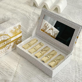 DIOR迪奥圣诞口红礼盒5件套1.5g*5【#999丝绒+#374丝绒+#777丝绒+#284丝绒+#994丝绒+礼袋】