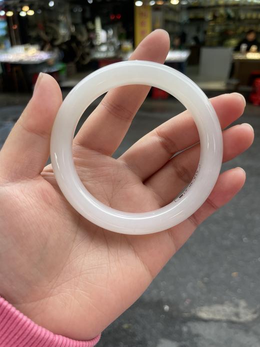 和田玉白玉手镯 商品图0