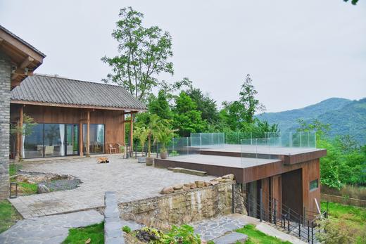 【崇州#474号院】3房温泉私汤小院，儿童游玩秋千、山景、避暑、赏雪、草坪云海远山无边风景cq 商品图9