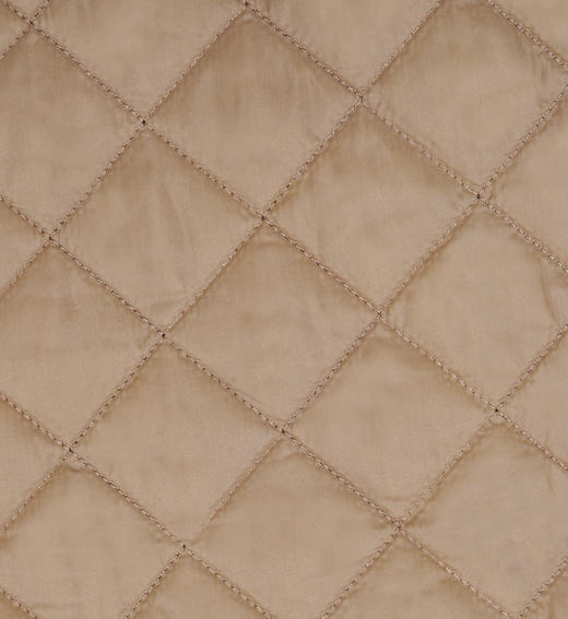 Sporty & Rich - Vendome Quilted Riding Vest - Beige/Chocolate - 女装 - 背心 - 米色/巧克力色 商品图3