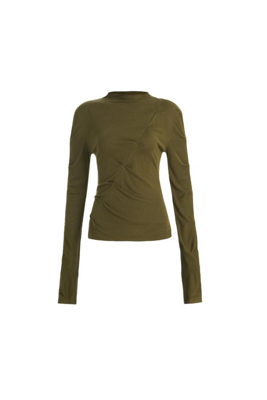 OUTOFLAW 帆船领长袖打底衫-绿色 商品图0