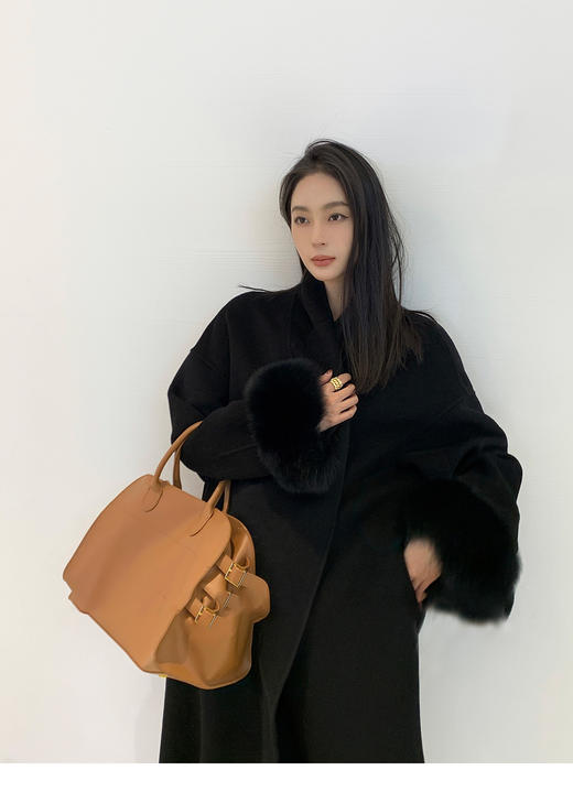 💜重磅级💥外贸出口羊毛大衣外套❗贵里贵气🌟！韩剧财阀千金🌻【大牌同款】仟梓赫 高端双面呢羊毛大衣外套 🌸谁穿谁好看！B格直接拉满💯 商品图2