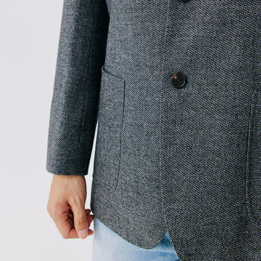 东黎 • 混纺款男士秋冬可拆卸连帽西服 3760 商品图5