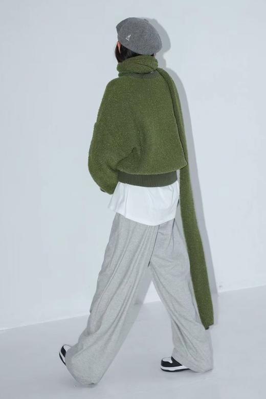 HAYES 草绿厚实毛绒套装 15524 商品图2