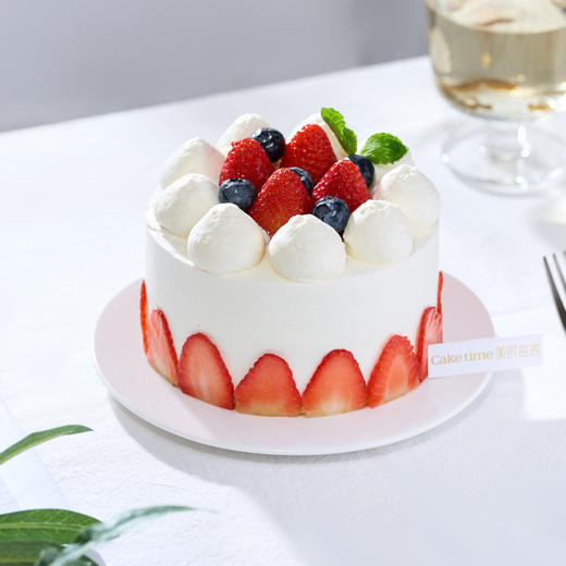 莓有烦恼·草莓轻乳酪蛋糕 | 美时每客 商品图0