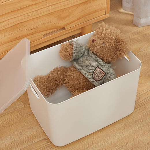 【矮款/高款/加高款可选】娜家白色多功能整理收纳盒 商品图3
