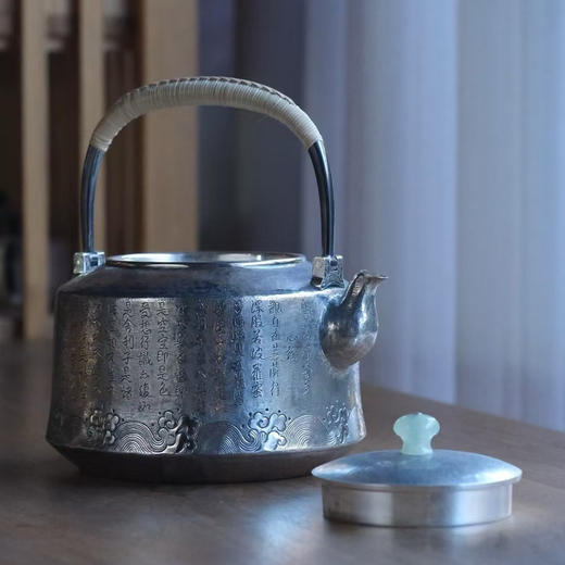 《般若波罗密多心经》高工银壶，纯手工锻打1200ml 商品图4