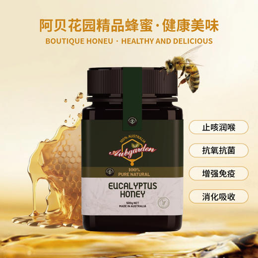 阿贝花园桉树蜜500g 澳大利亚原装进口 商品图1