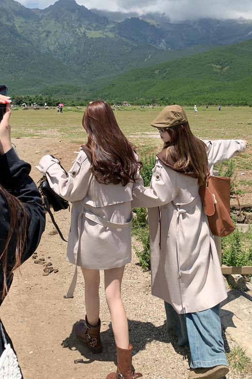 <曾小咸推荐> 韩系帽子可拆卸风衣外套 商品图5