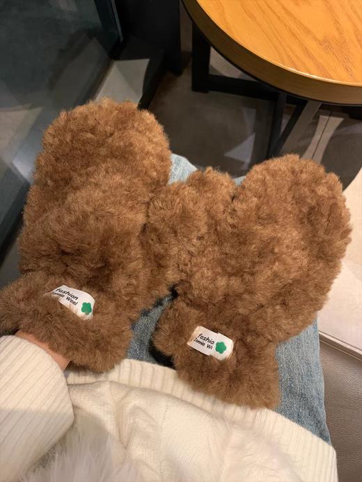 软fufu毛绒手套 商品图4