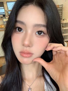 Hanawink 半年抛 月光小狗 直径14.5mm着色13.8mm