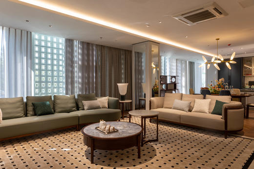 【轻法风格-CY201沙发】轻法风/客厅/北美黑胡桃/实木&真皮 2+3+转角沙发 商品图1