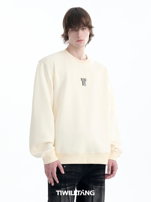 TIWILLTANG启世录“光屿边迹”重密加绒定制金属T打底保暖卫衣冬 商品图7