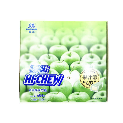 森永嗨啾果汁感软糖青苹果味57g*12袋 商品图2